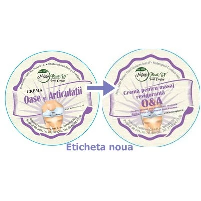 Crema pentru masaj Revigoranta O& 120ml