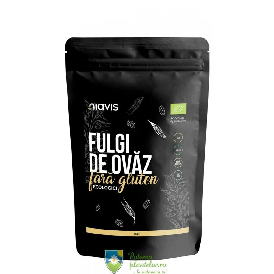 Fulgi de Ovaz Ecologici fara gluten 250 gr