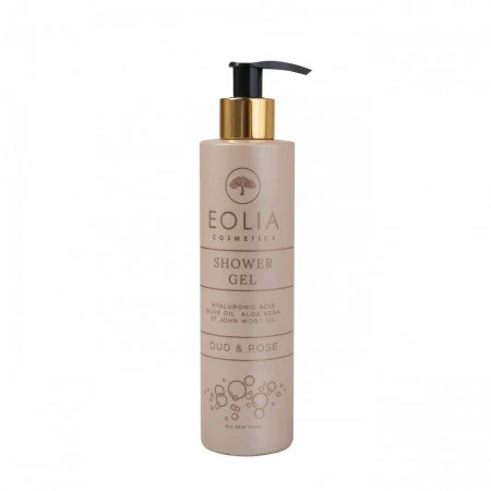 Gel de Dus Natural cu Trandafir 250 ml