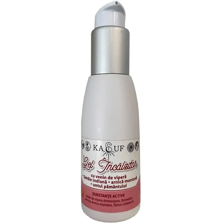 Gel incalzitor venin vipera, 100 ml Kasuf