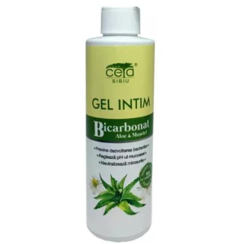 Gel intim cu Bicarbonat, aloe si musetel Flacon 200 ml