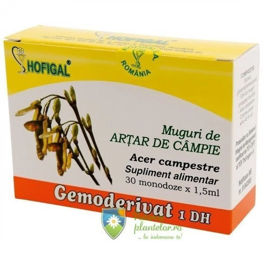 Gemoderivat muguri de Artar 30 monodoze