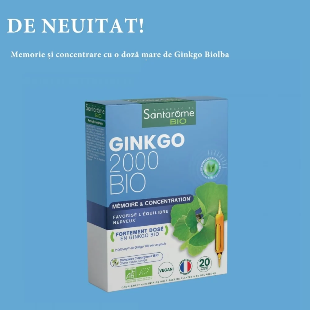 Ginkgo bio 2000, 20 fiole