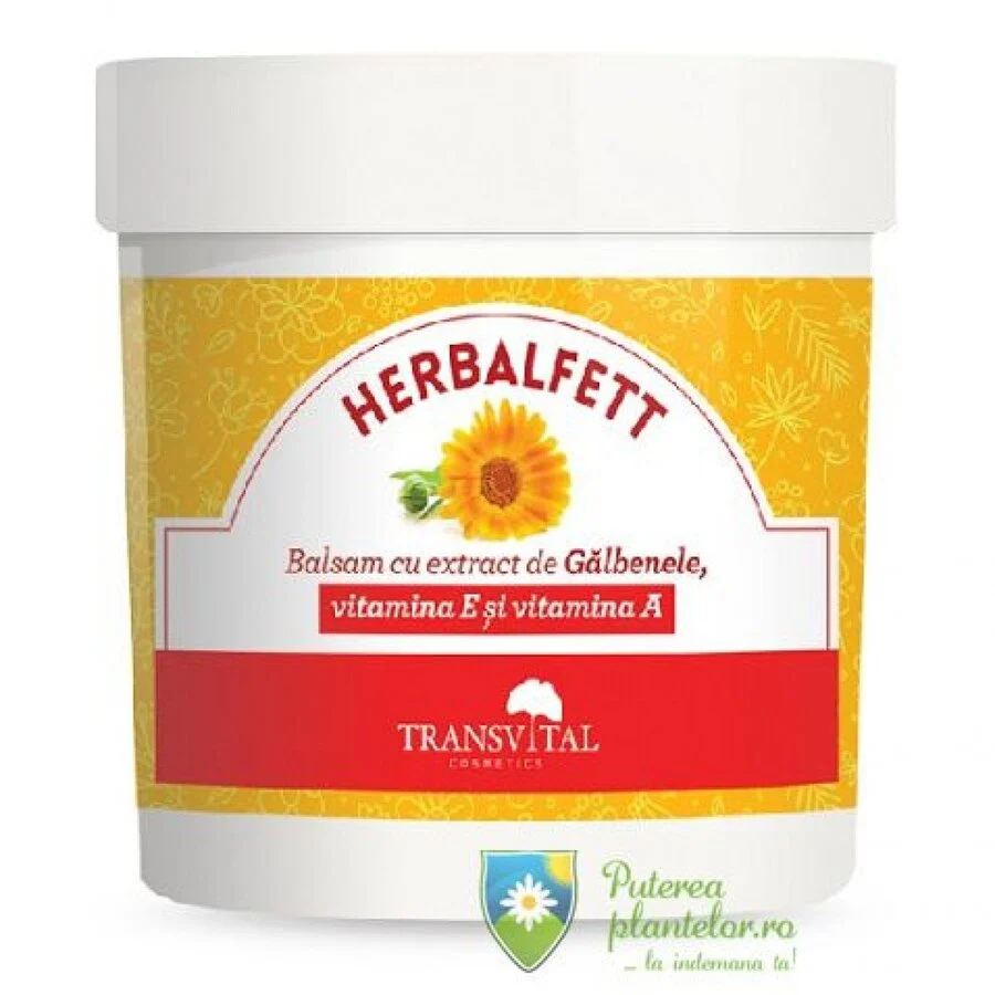 Herbalfett Balsam cu Galbenele, vit. si E 250 ml