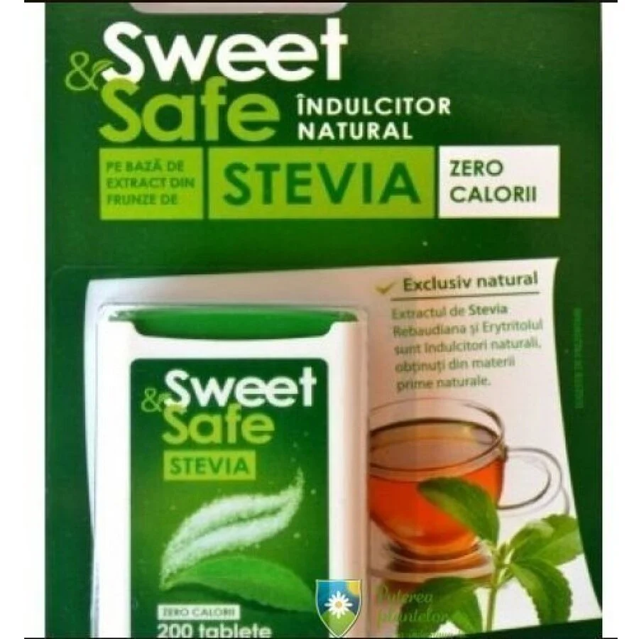 Indulcitor Stevie natural 200 tablete