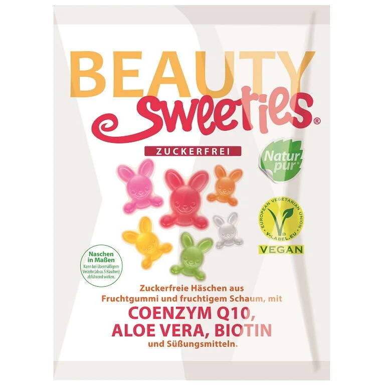 Jeleuri gumate fara zahar Iepurasi, 125 g, Beauty Sweeties