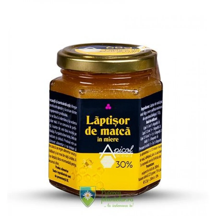 Laptisor de matca miere 30% ApicolScience 225 gr