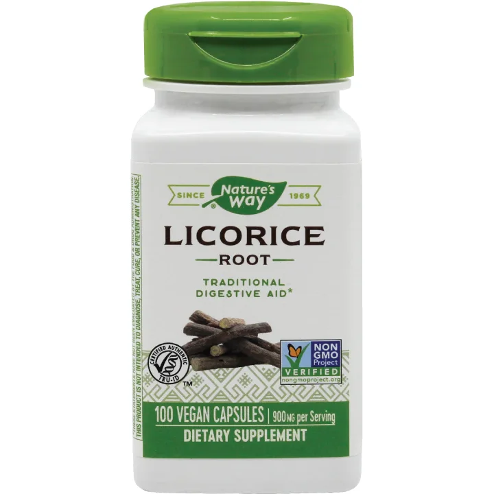 Licorice (lemn dulce) 450mg 100 capsule