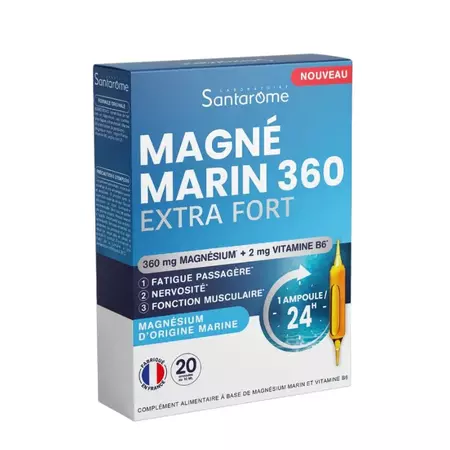 Magneziu Marin 360 Extra Fort x 20 fiole Santarome