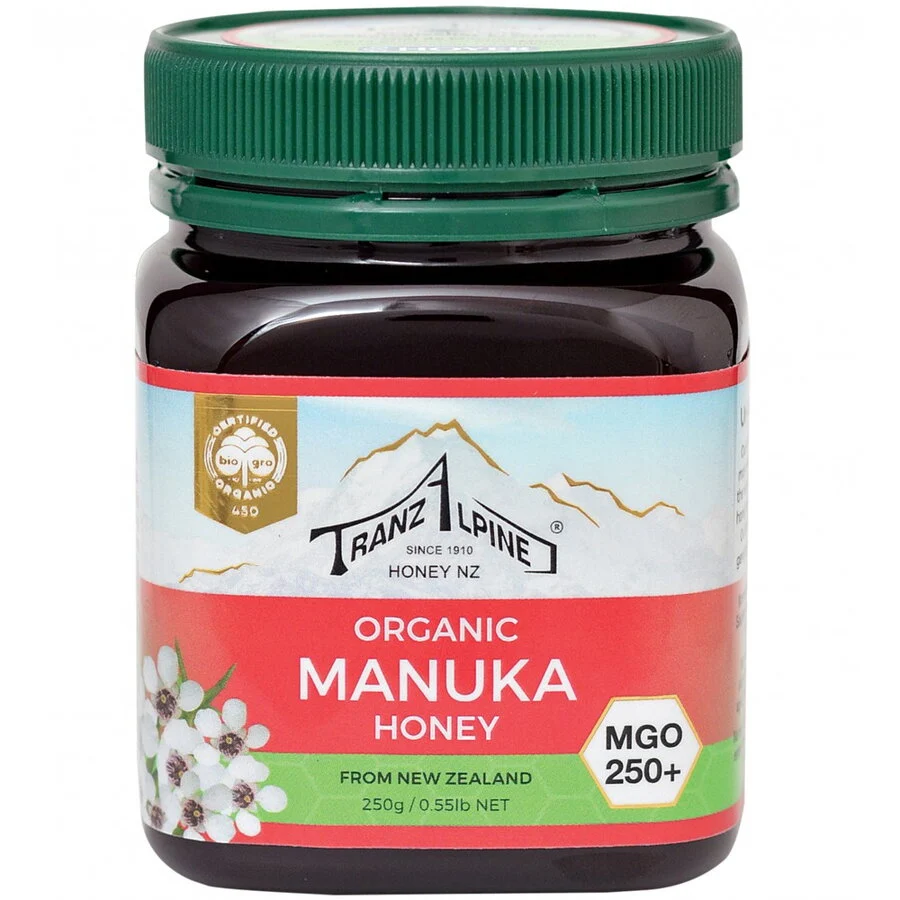 Miere de Manuka MGO 250+ bio 250g TranzAlpine