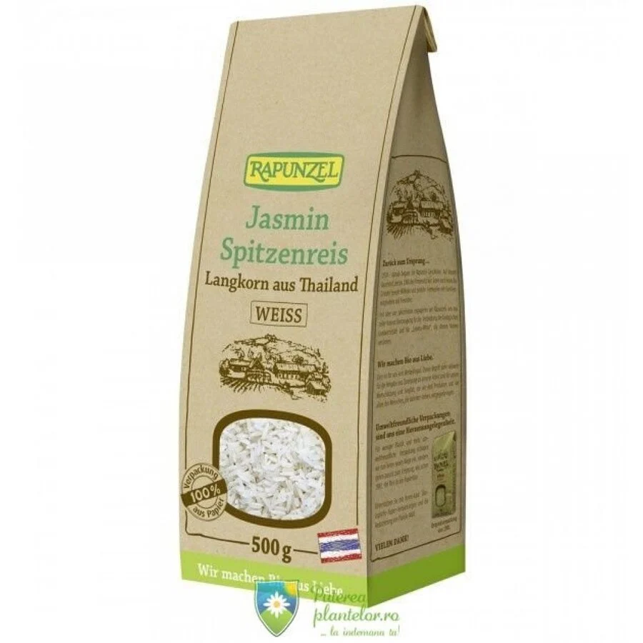 Orez Jasmin alb cu bob lung 500 gr