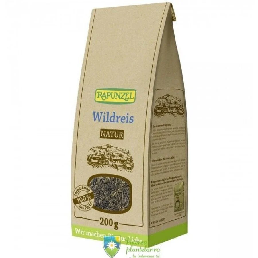 Orez salbatic Bio natur 200 gr