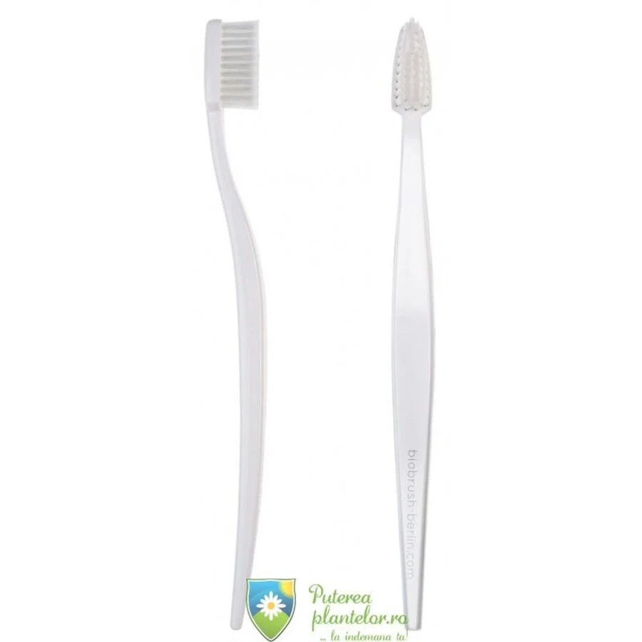 Periuta de dinti organica medium soft Alba
