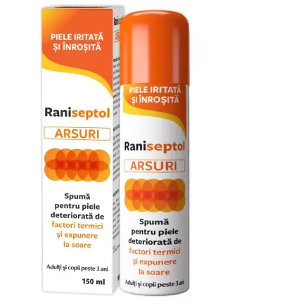 Raniseptol Arsuri spuma, 150 ml, Zdrovit
