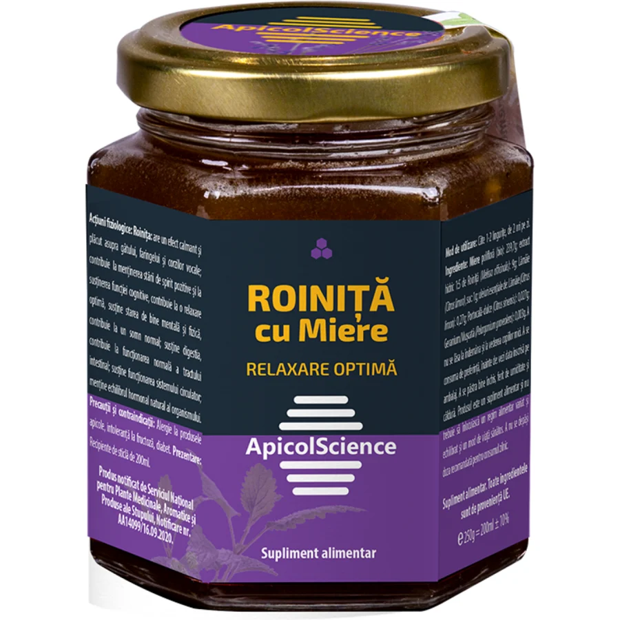 Roinita cu Miere Apicol Science 200ml