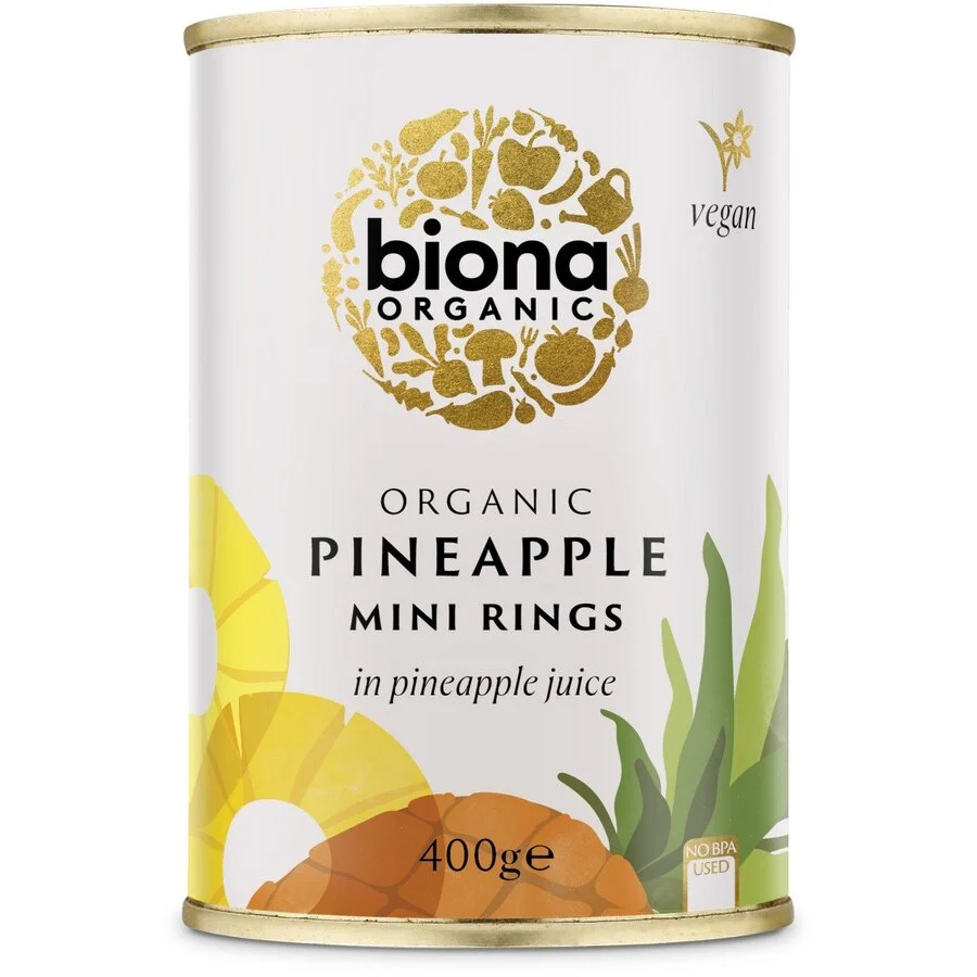 Rondele mini de ananas suc de ananas bio 400g