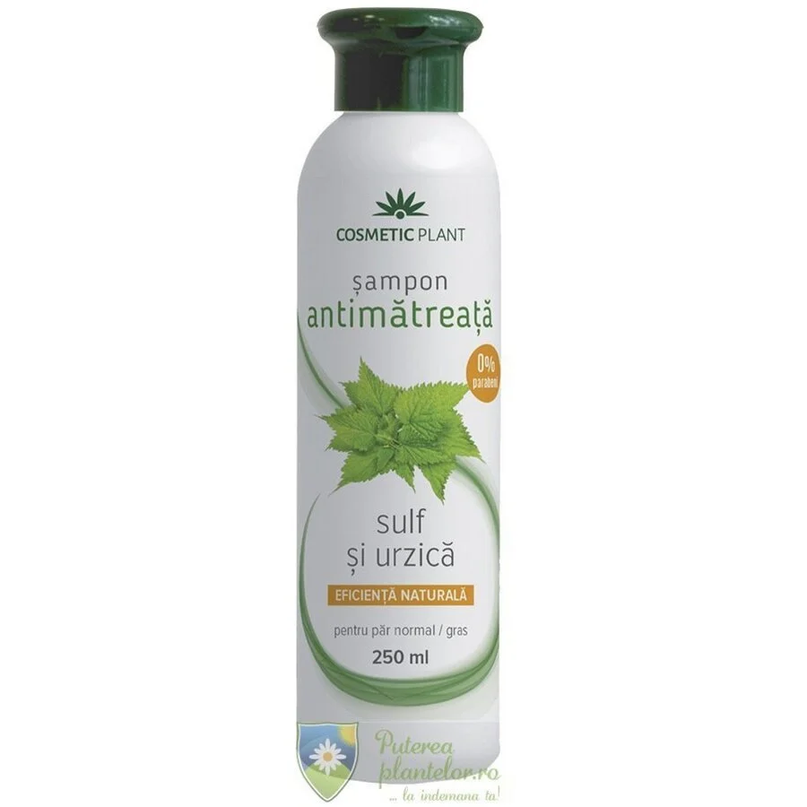 Sampon antimatreata cu sulf si urzica 250 ml