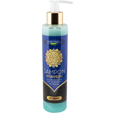 Sampon cu ioni de aur si ulei din samburi de mango pentru par normal 200 ml