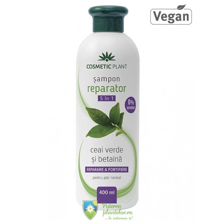 Sampon reparator 5 1 cu ceai verde si betaina 400 ml