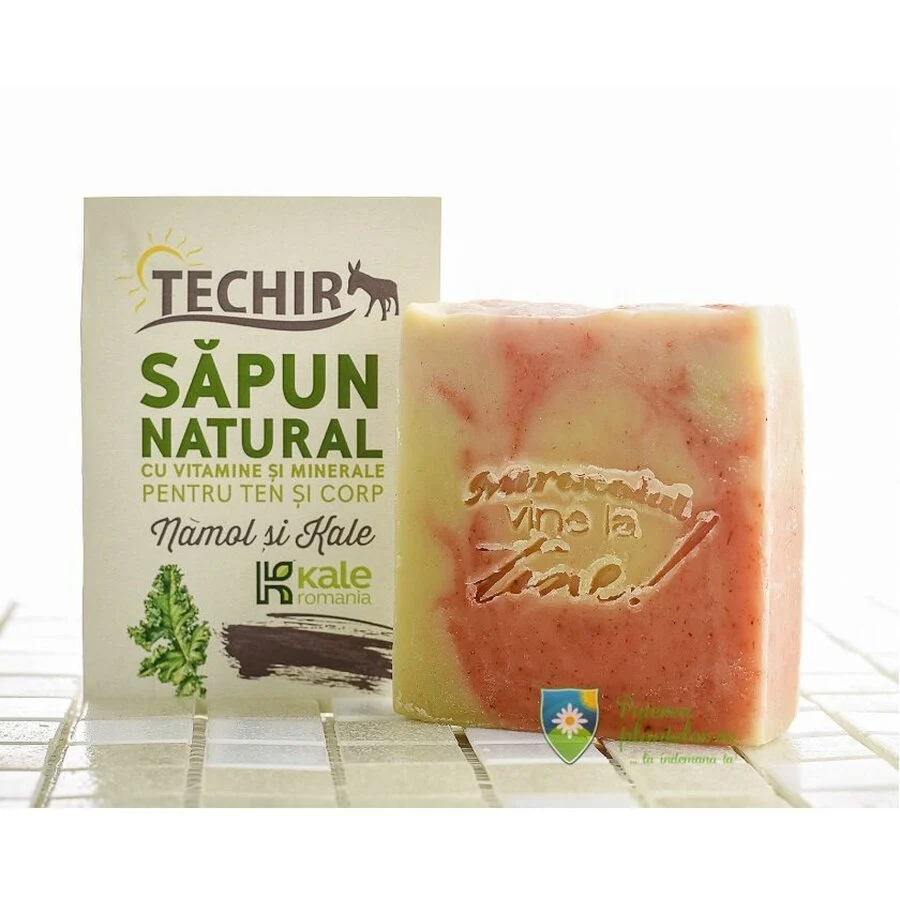 Sapun natural cu Kale si Namol 120 gr