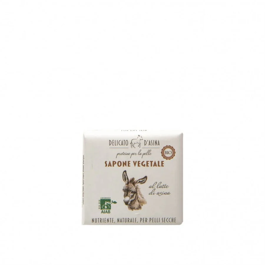 Sapun vegetal BIO cu lapte de magarita, 100 g La Dispensa