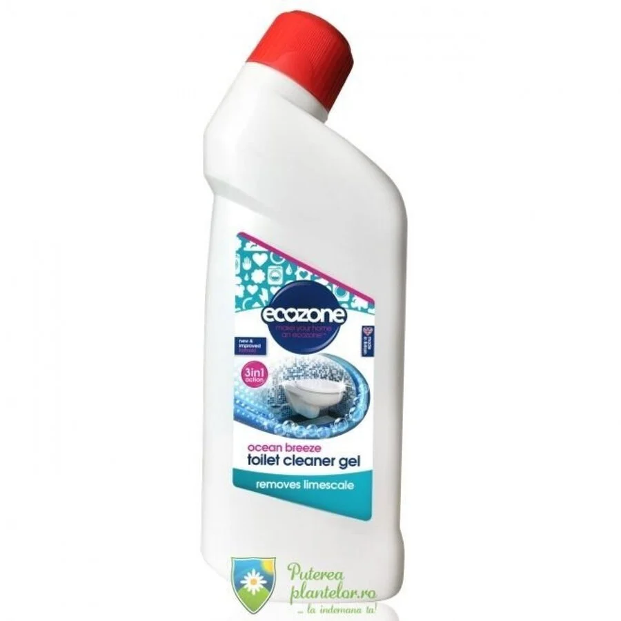 Solutie gel 3 1 pentru curatat toaleta Ocean Breeze 750 ml
