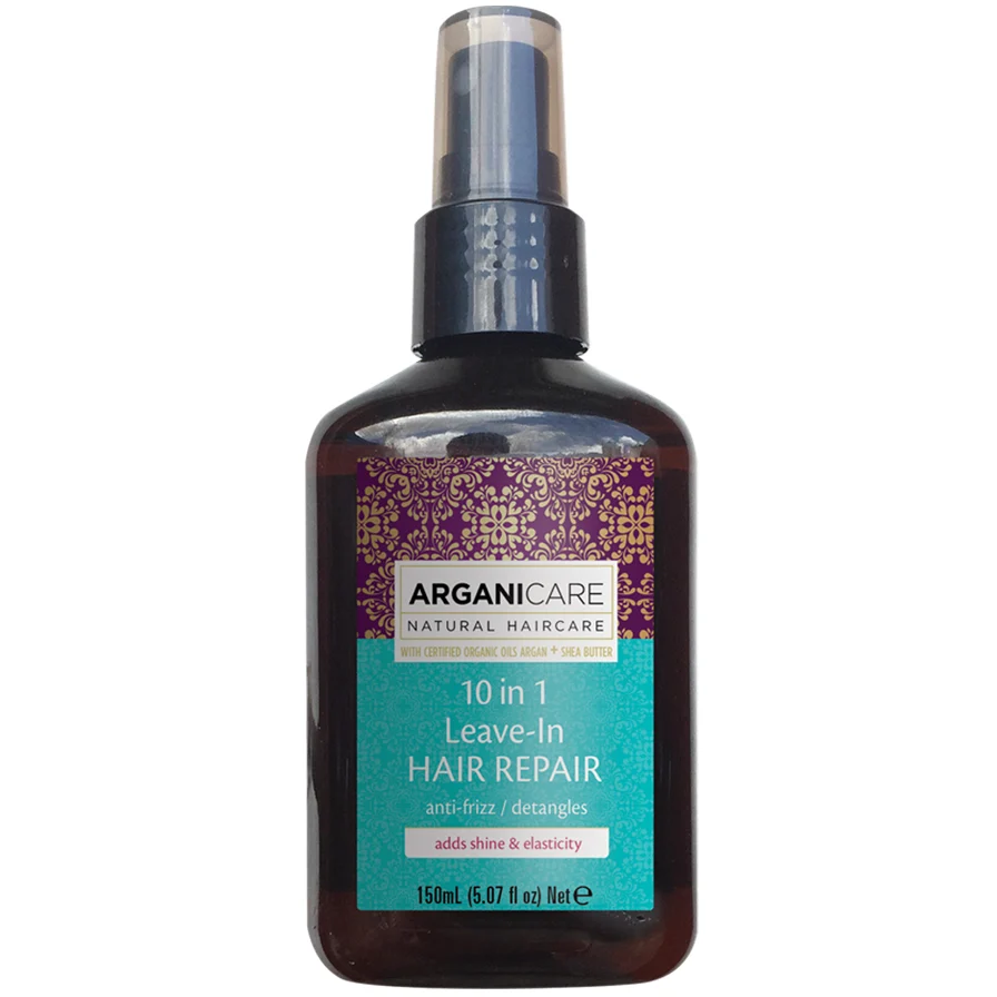 Spray reparator 10 1 fara clatire cu ulei de argan si unt de shea, Arganicare, 150 ml