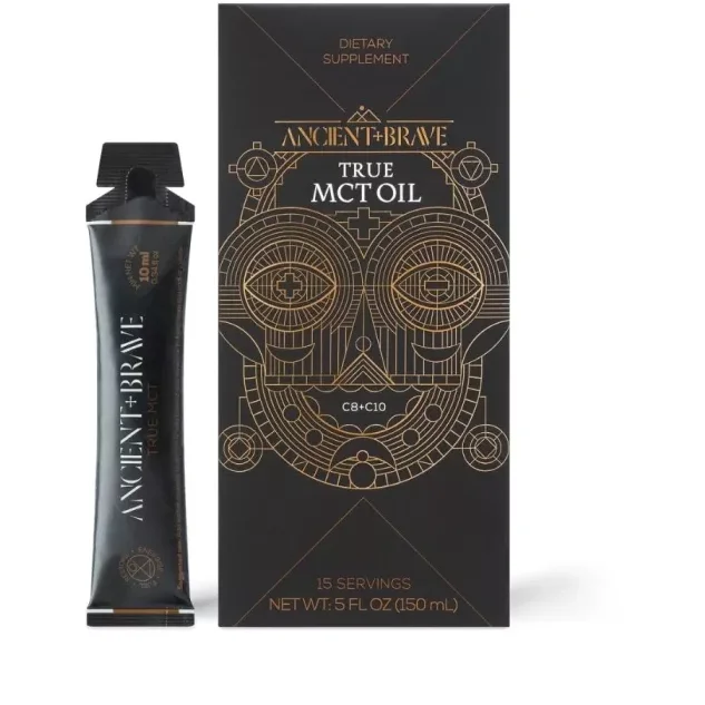 True Mct Oil 15 x 10 ml ( 15 plicuri), Ancient and Brave