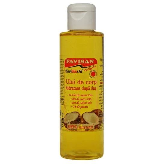 Ulei de Corp Hidratant dupa Dus Favisan, 150ml