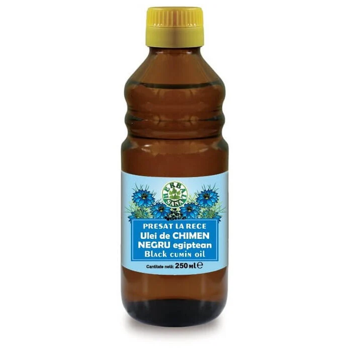 Ulei din chimen negru presat la rece, 250 ml, Herbavit