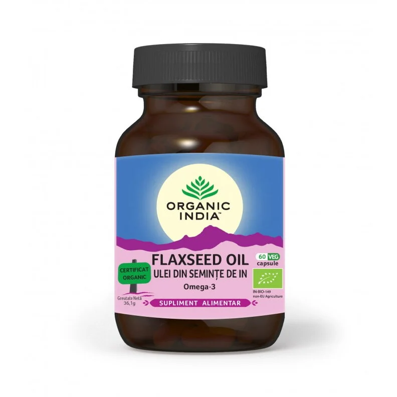 Ulei din Seminte Organic Omega-3 60 caps