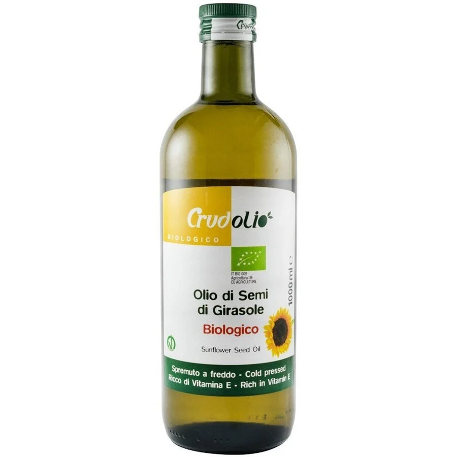 Ulei de floarea soarelui bio Crudolio 1000ml