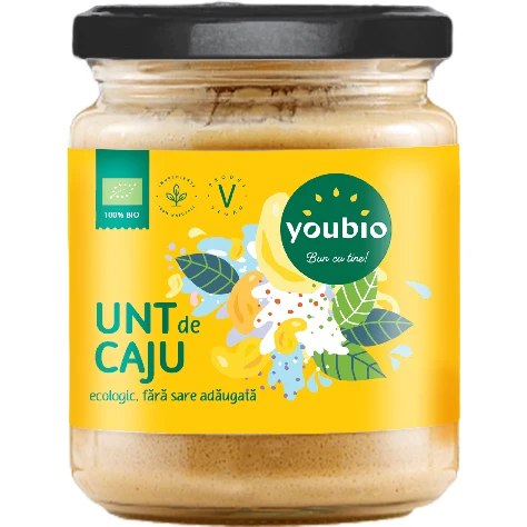 Unt de caju ecologic 250gr Youbio