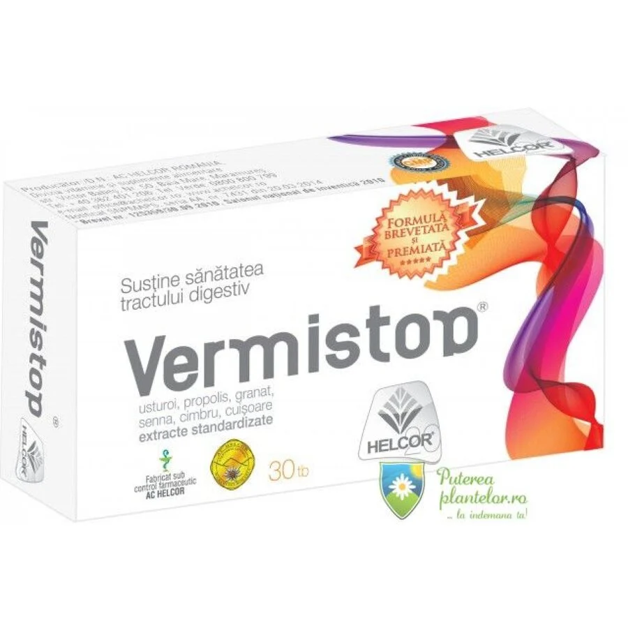 Vermistop 30 tablete