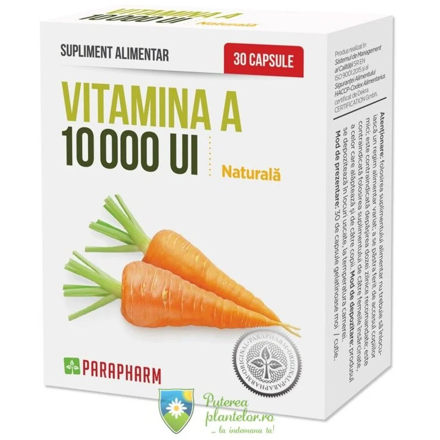 Vitamina 10000 UI 30 capsule