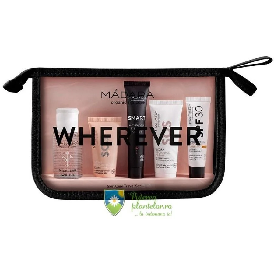 Wherever Skin Care Travel Kit de calatorie Set 5 1