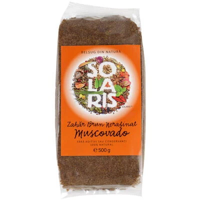 Zahar brun nerafinat Muscovado 500 gr
