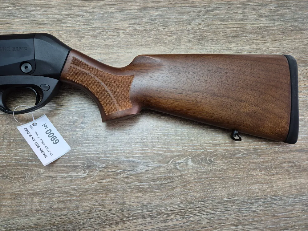 Carabina semiauto Merkel SR1 Basic, cal 9.3x62, 50cm, pat lemn
