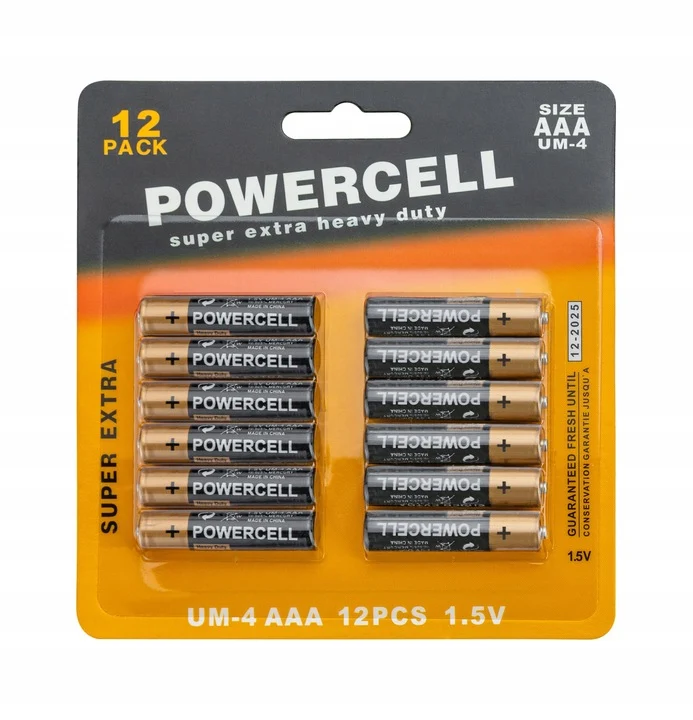 Baterii Zinc-carbon AAA 12 buc.
