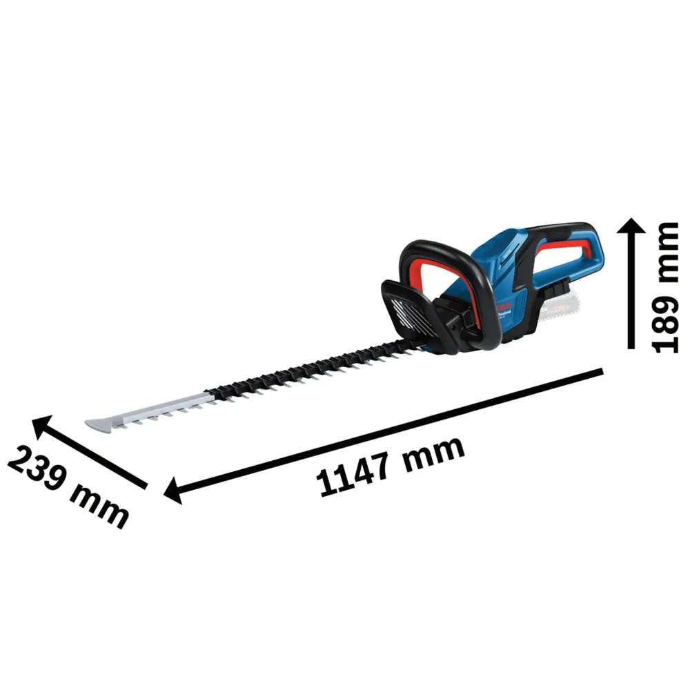 Mașă de tuns gard viu Bosch GHE 18V-60 II