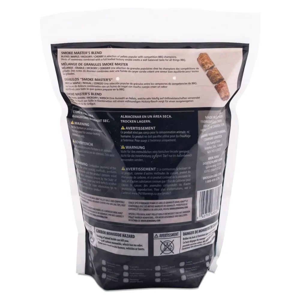 BROIL KING Sac peleți amestec de granule de arțar, nuc și cireș 1.5kg