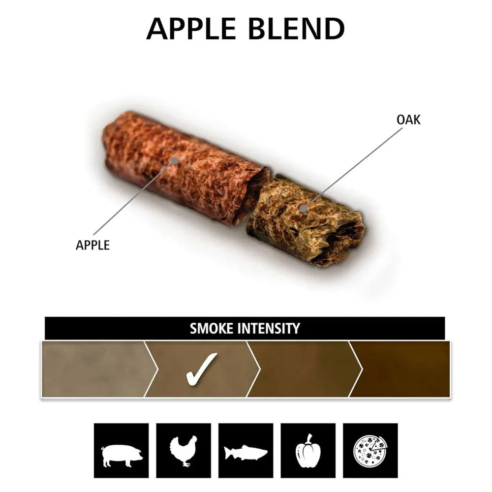 BROIL KING Sac peleți amestec de granule de stejar și măr 1.5kg