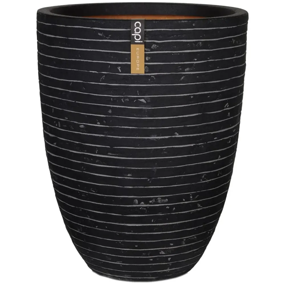 Capi Vas de plante Nature Row elegant, antracit, 36x47 cm, mic KRWZ782