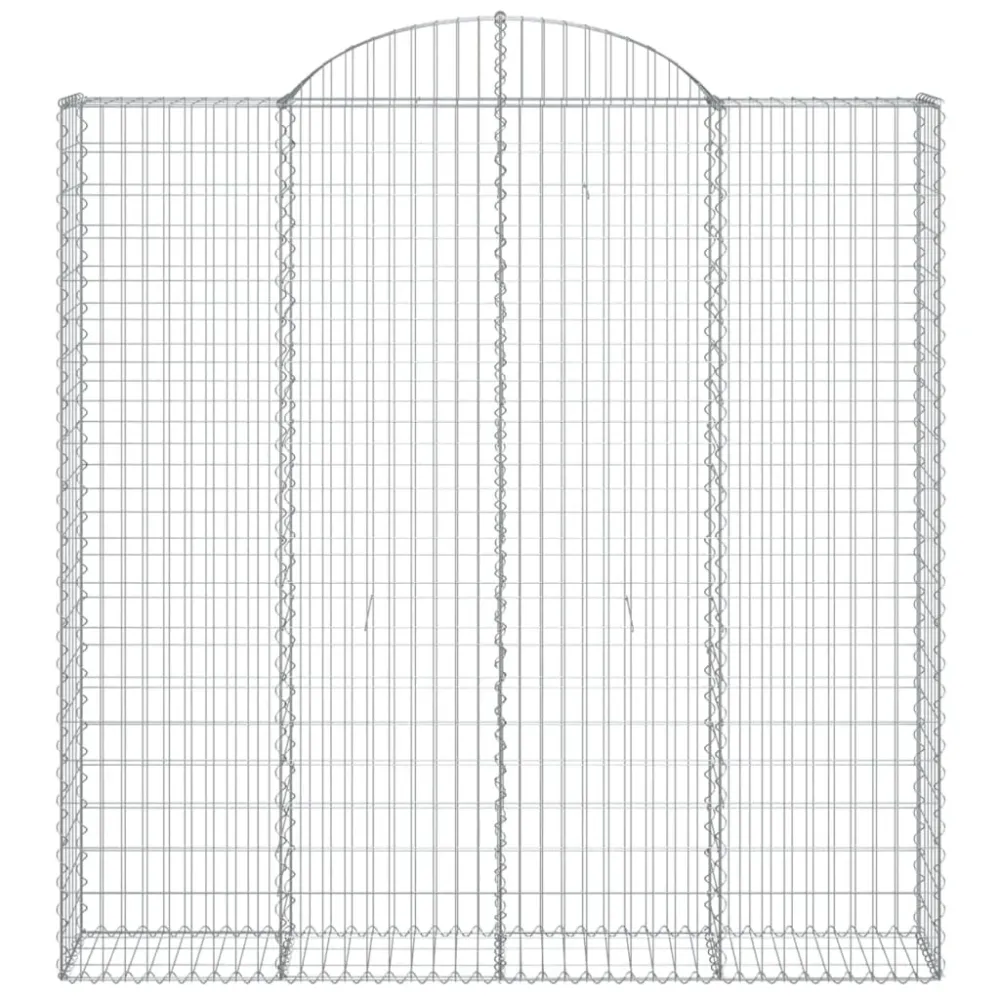 Coșuri gabion arcuite 5 buc. 200x30x200/220 cm fier galvanizat