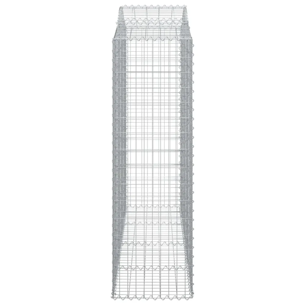 Coșuri gabion arcuite 5 buc, 200x50x160/180 cm, fier galvanizat