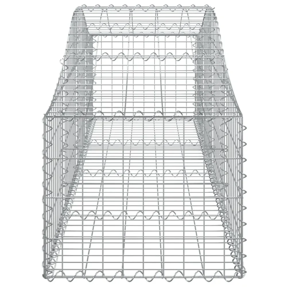 Coșuri gabion arcuite 7 buc, 200x50x40/60 cm, fier galvanizat