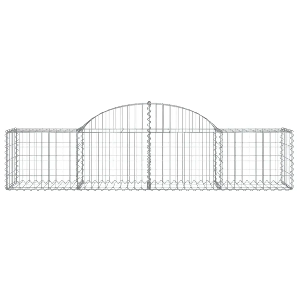 Coșuri gabion arcuite 13 buc, 200x50x40/60 cm, fier galvanizat