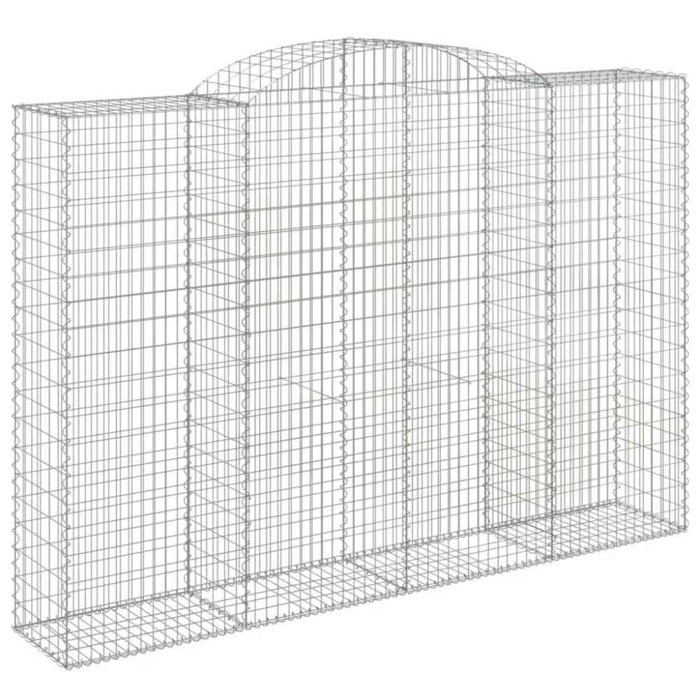 Coșuri gabion arcuite 3 buc. 300x50x200/220 cm, fier galvanizat