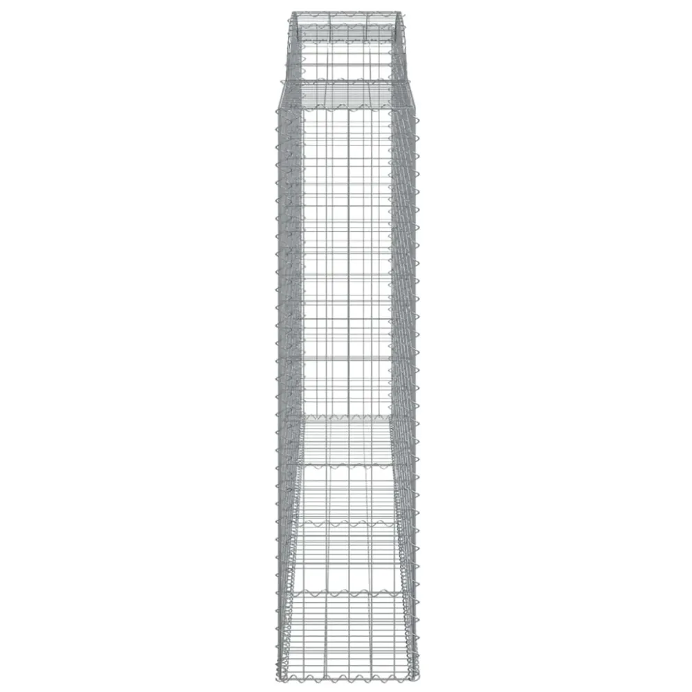 Coșuri gabion arcuite 3 buc. 300x50x200/220 cm, fier galvanizat