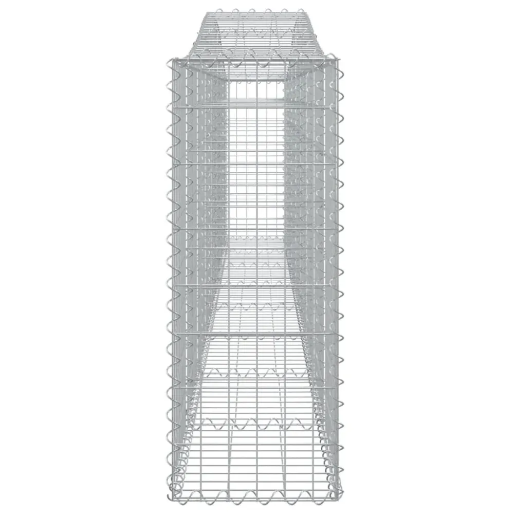 Coșuri gabion arcuite 5 buc, 400x30x80/100 cm, fier galvanizat